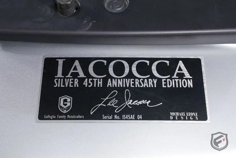 2009 Ford Mustang Iacocca Silver 45th Anniversary Edition #04, photo 2