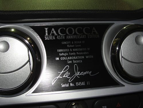 2009 Ford Mustang Iacocca Silver 45th Anniversary Edition #11, photo 14
