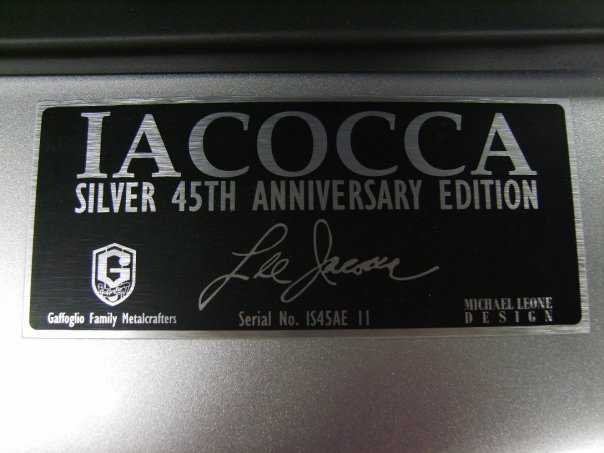 2009 Ford Mustang Iacocca Silver 45th Anniversary Edition #11, photo 22